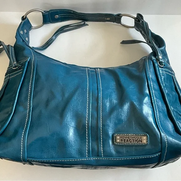 Kenneth Cole Reaction Blue Teal Bag - Picture 2 of 4